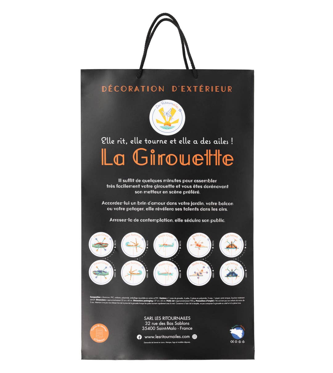 Les Ritournailes - Wholesale Outdoor Ornament/Decor - Weather vane Mado Crolé8