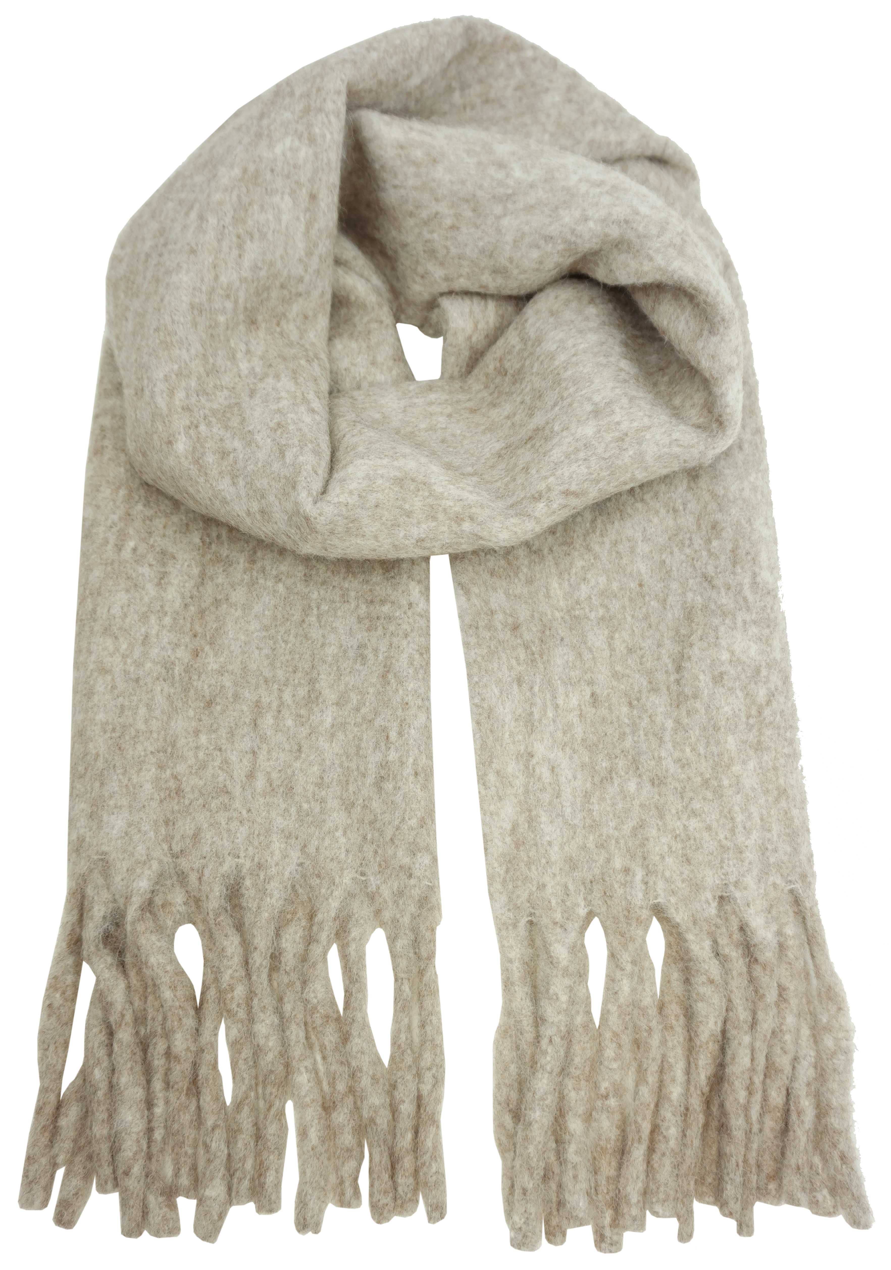 Anais - Wholesale Scarf - Women's - Thick wool scarf with fringes YF66353