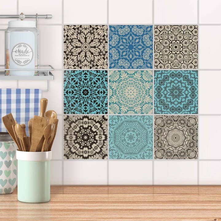 Fliesenaufkleber-Set 'Marokkanisch' 15 x 15 cm für den Großhandel von CREATISTO