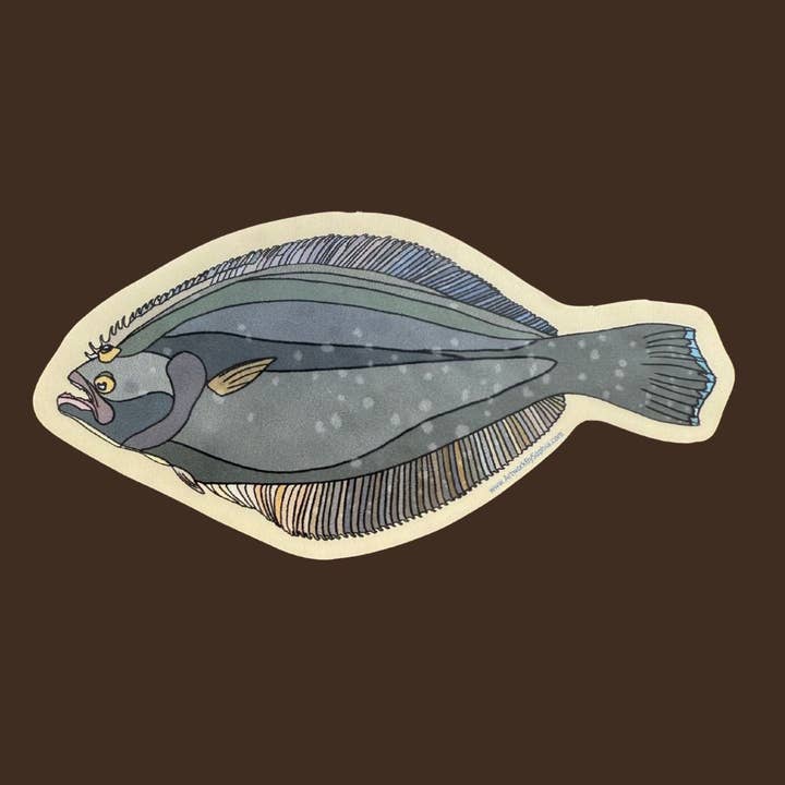"Pegatina de Fletán" | Pegatina de Vinilo | Ilustración para venta al por mayor de Artwork by Sophia