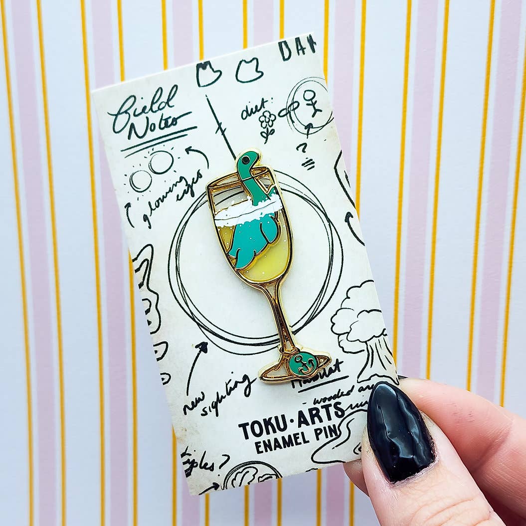 Toku Arts - Wholesale Lapel Pin/Button - Champ-agne Enamel Pin1