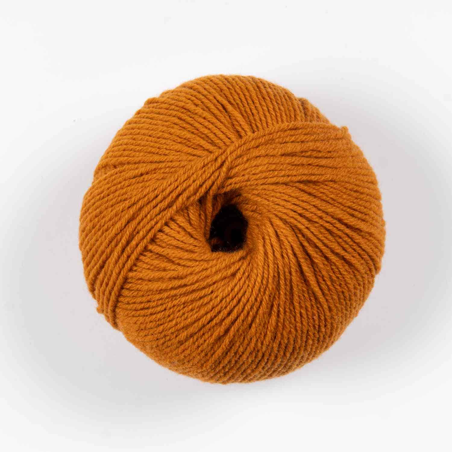 Nordicyarn - Venta al por mayor Hilos - Hilo de cachemir 100% ecológico naranja, DK Sirkka1
