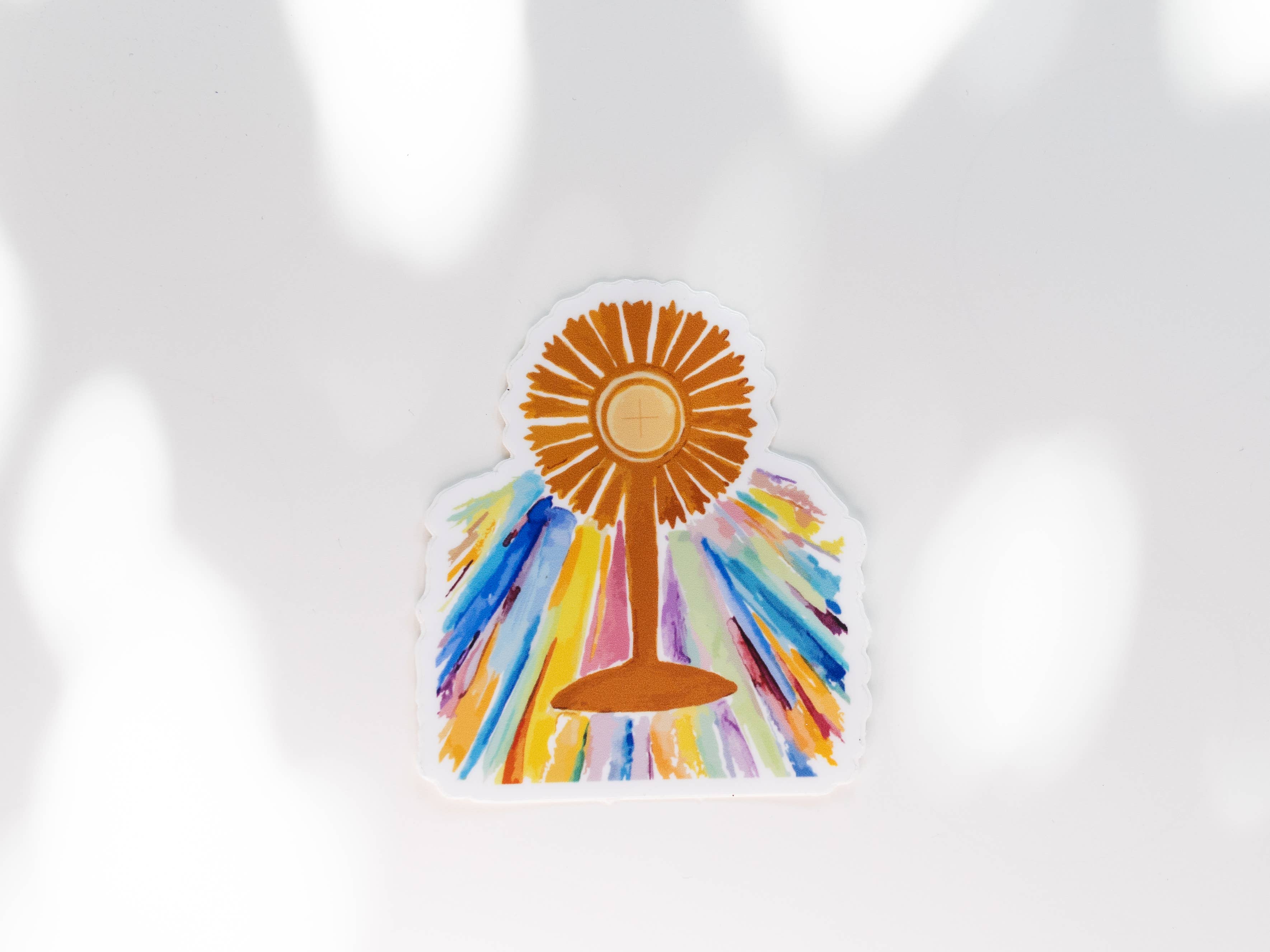 Elisa M Torres - Artist & Designer - Wholesale Sticker - Monstrance Sticker