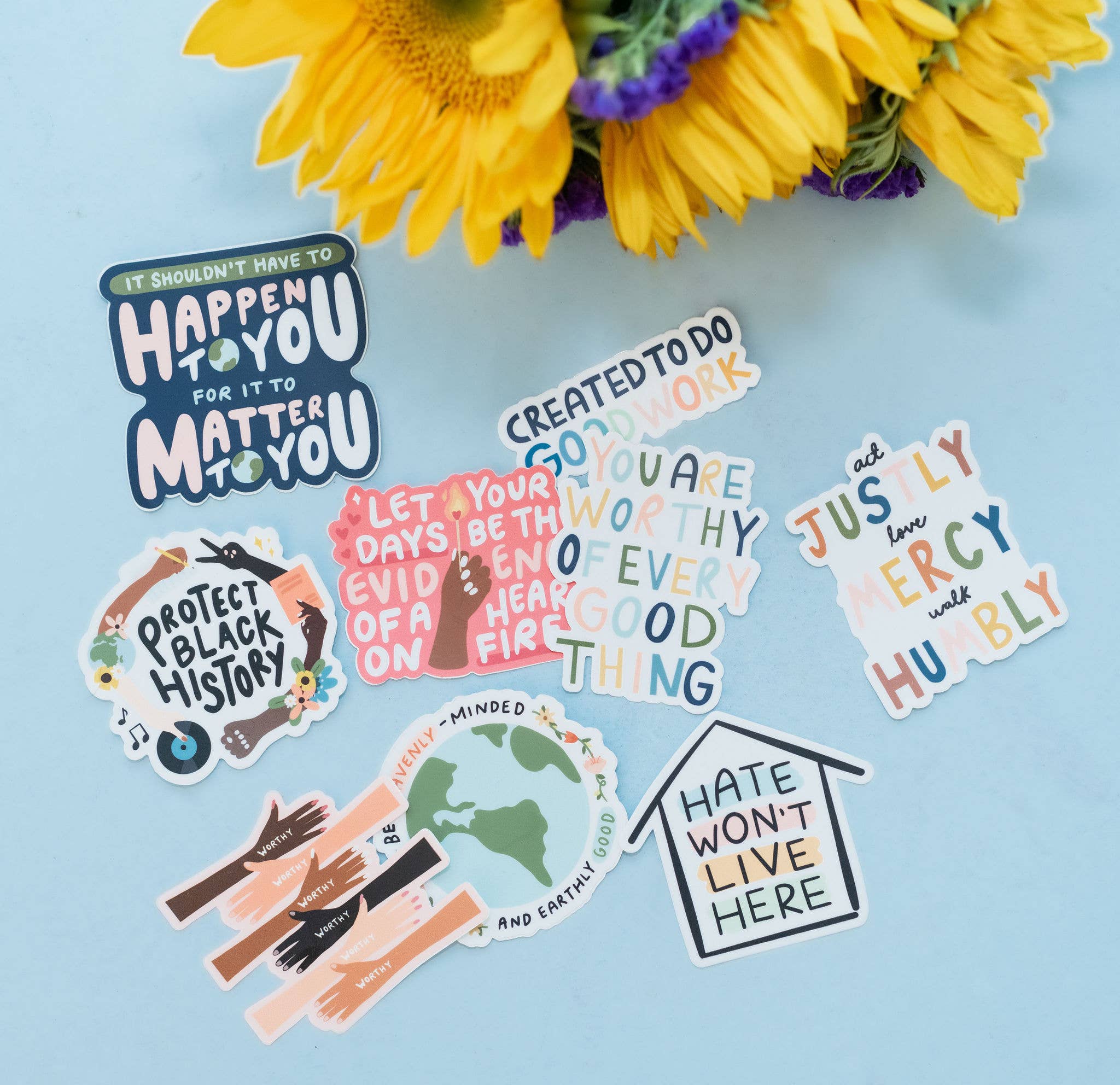 Oh Happy Dani - Wholesale Sticker - A Heart on Fire Sticker3