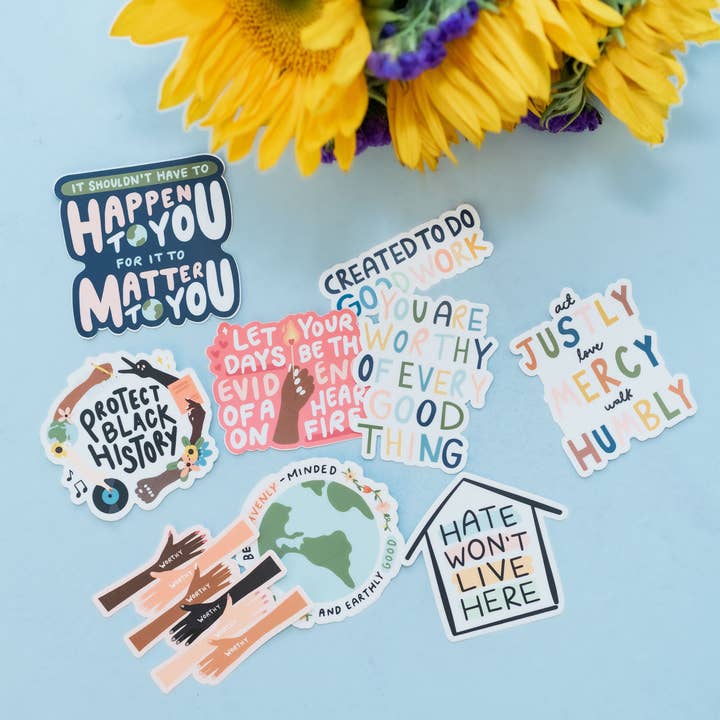 Oh Happy Dani - Wholesale Sticker - A Heart on Fire Sticker3