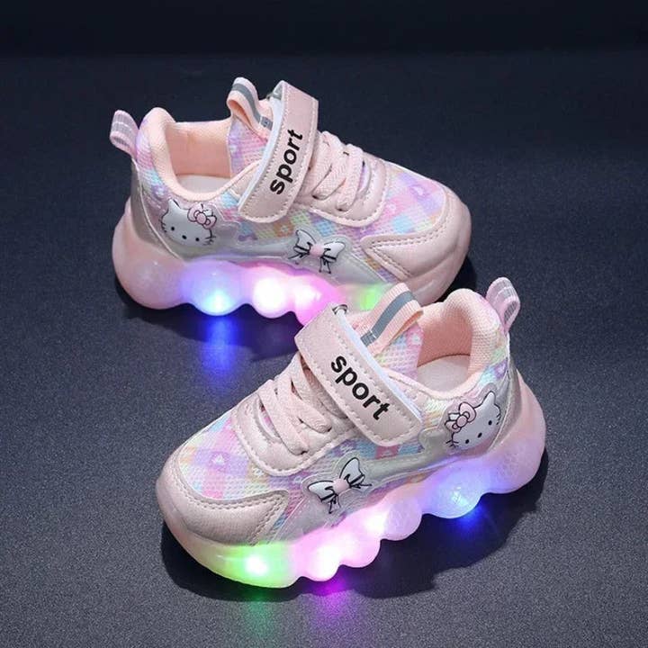 RocketBaby US - Wholesale Lifestyle Sneakers - Kids - Breathable Sneakers Shoes with Cartoon LED for Children