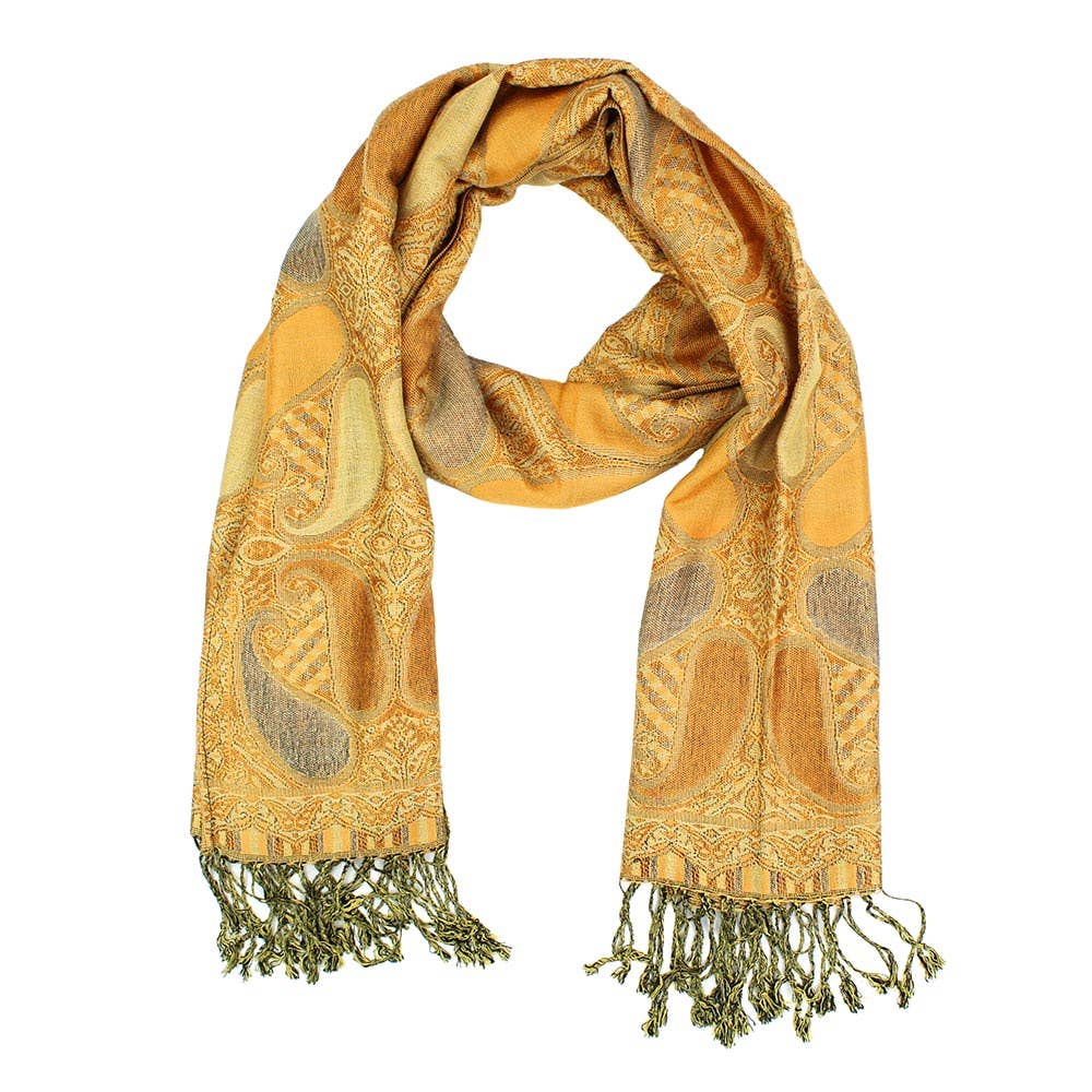 Sensibling Corp. - Wholesale Scarf - Women's - Large Paisley Pashmina Scarf Shawl28