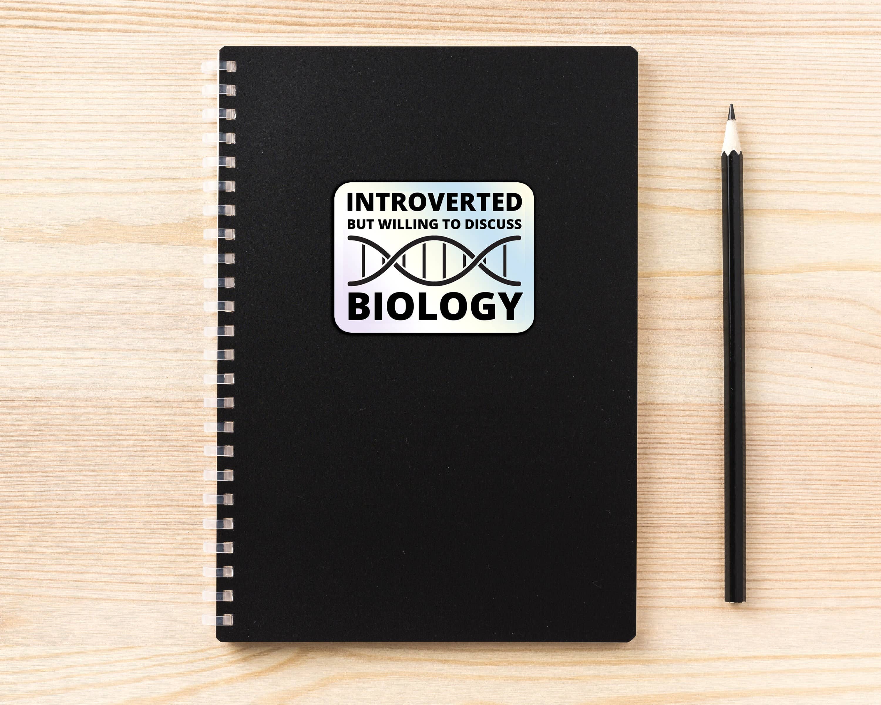 Science & Snark - Wholesale Sticker - Biology Stickers, Holographic Science Sticker2