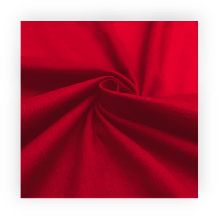 100% Premium Plain Cotton, Cherry Red for wholesale by City Fabrics