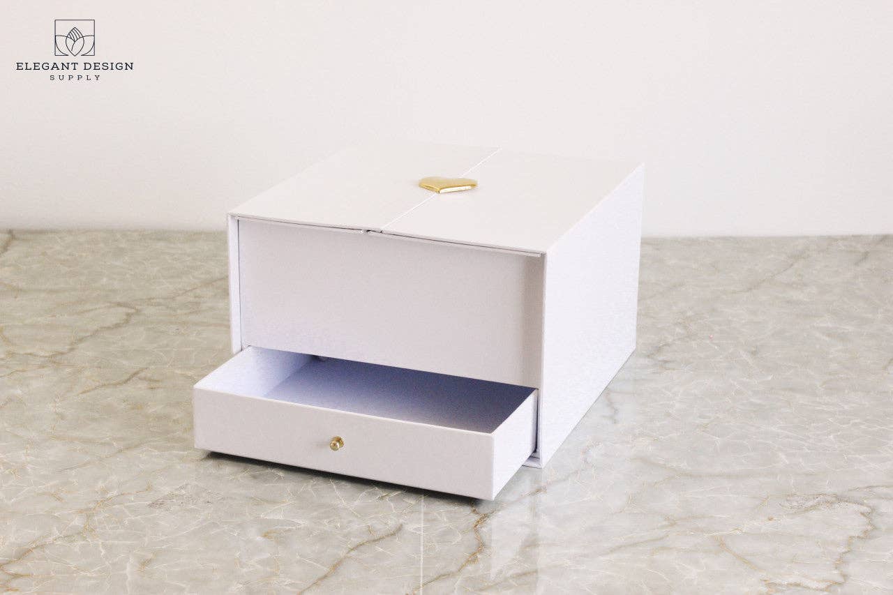 Elegant Design Supply - Wholesale Gift Box - Pull-up Heart Flower Box with Drawer21
