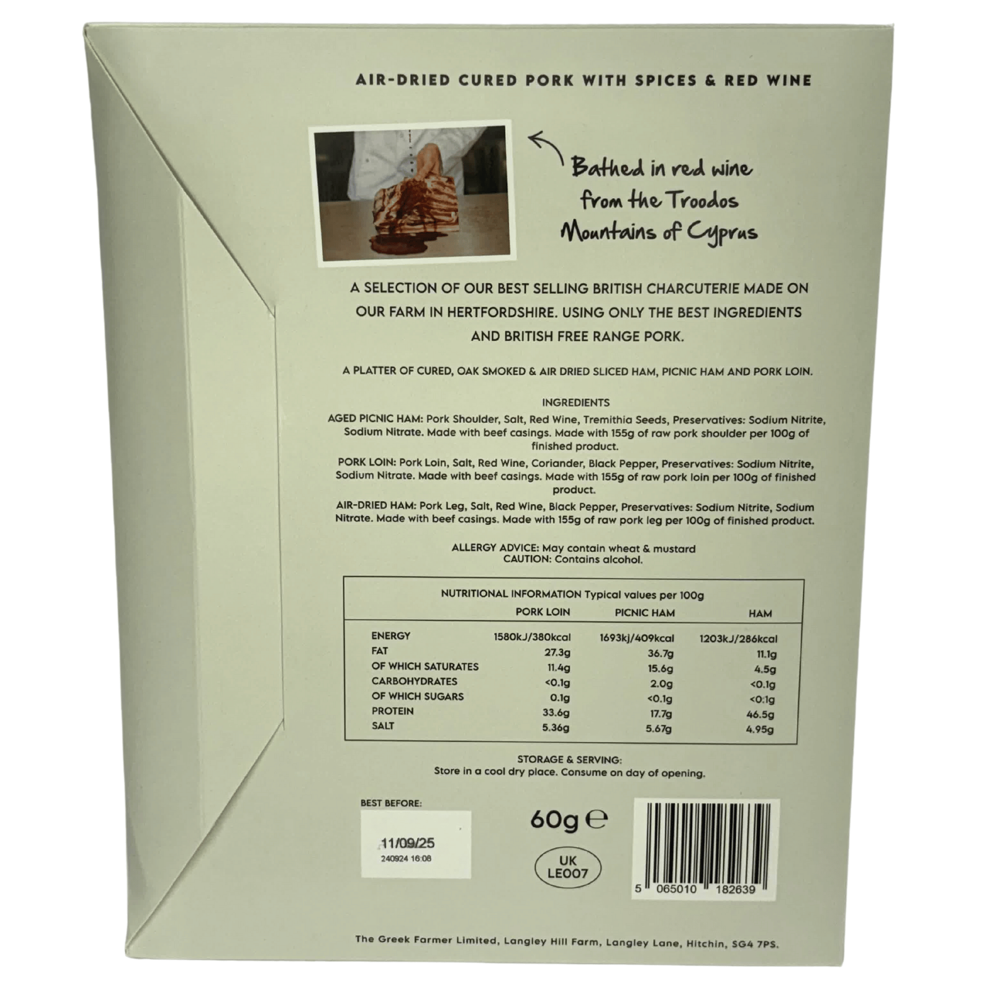 The Greek Farmer – wholesale Ham – British Charcuterie Platter4