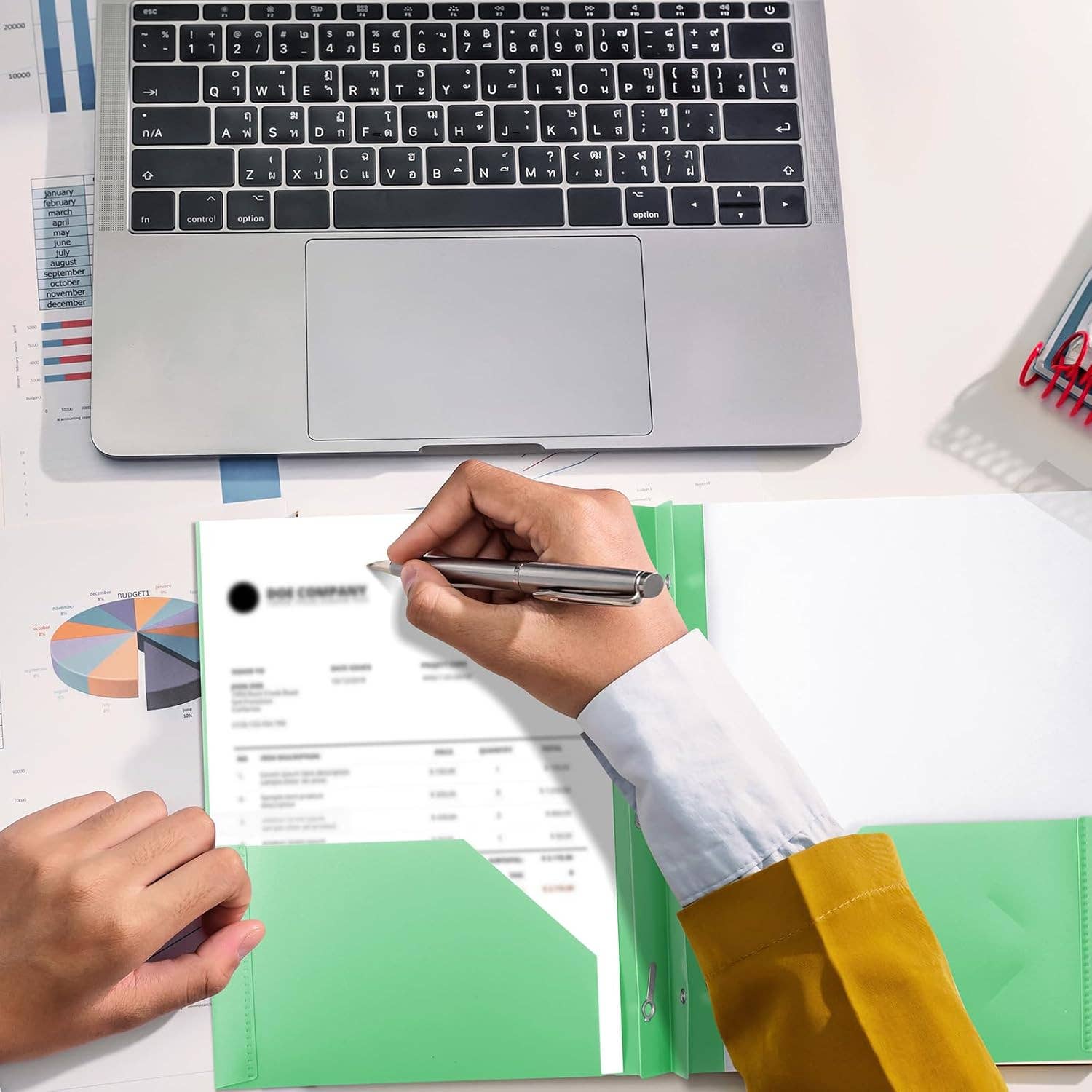 Crover - Wholesale Folders - Plastic Folder with 2 Pockets & 3 Prongs4