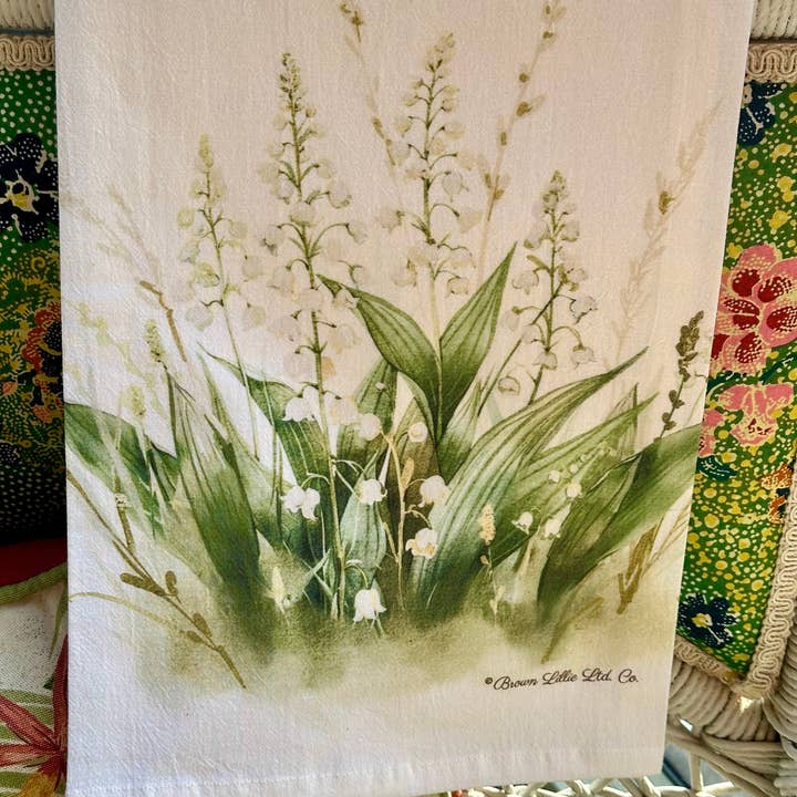 Brown Lillie – wholesale Kökshandduk – Liljekonvalj 28" Bästa Kökshandduk | 100% Ringspunnen Bomull2