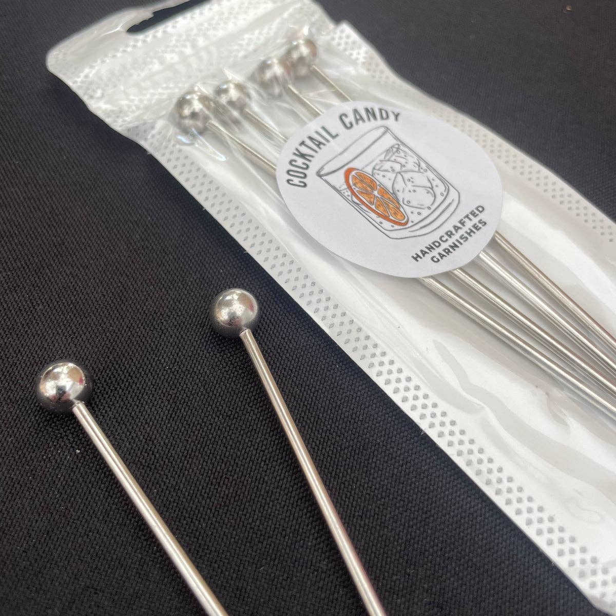 Cocktail Candy - Wholesale Cocktail Pick - Stainless Steel Cocktail Picks - 4 Pack by Cocktail Candy®0