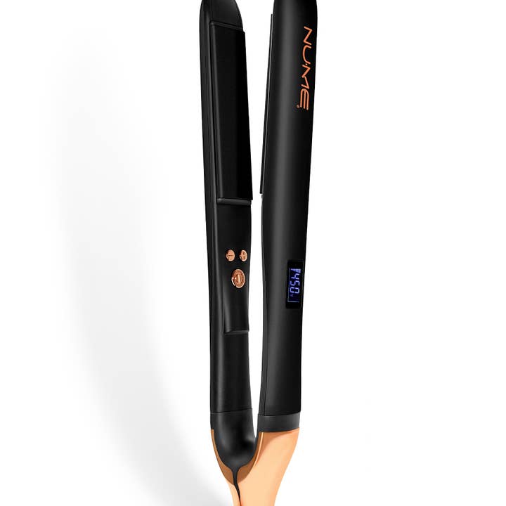 Black Vanguard Flat Iron – 1” Tourmaline Hair Straightener for wholesale on Faire4