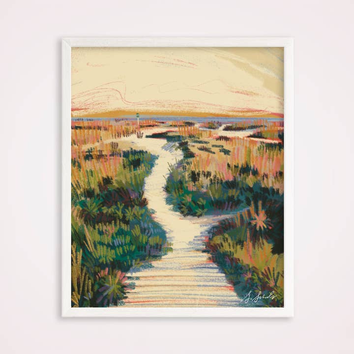 "Golden Dunes" Print for wholesale by Sarah Schools Art