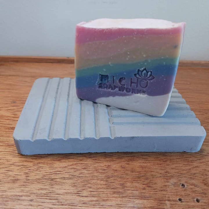 Porte-savon en béton, accessoires de salle de bain. pour la vente par Casa de Iris Crafts