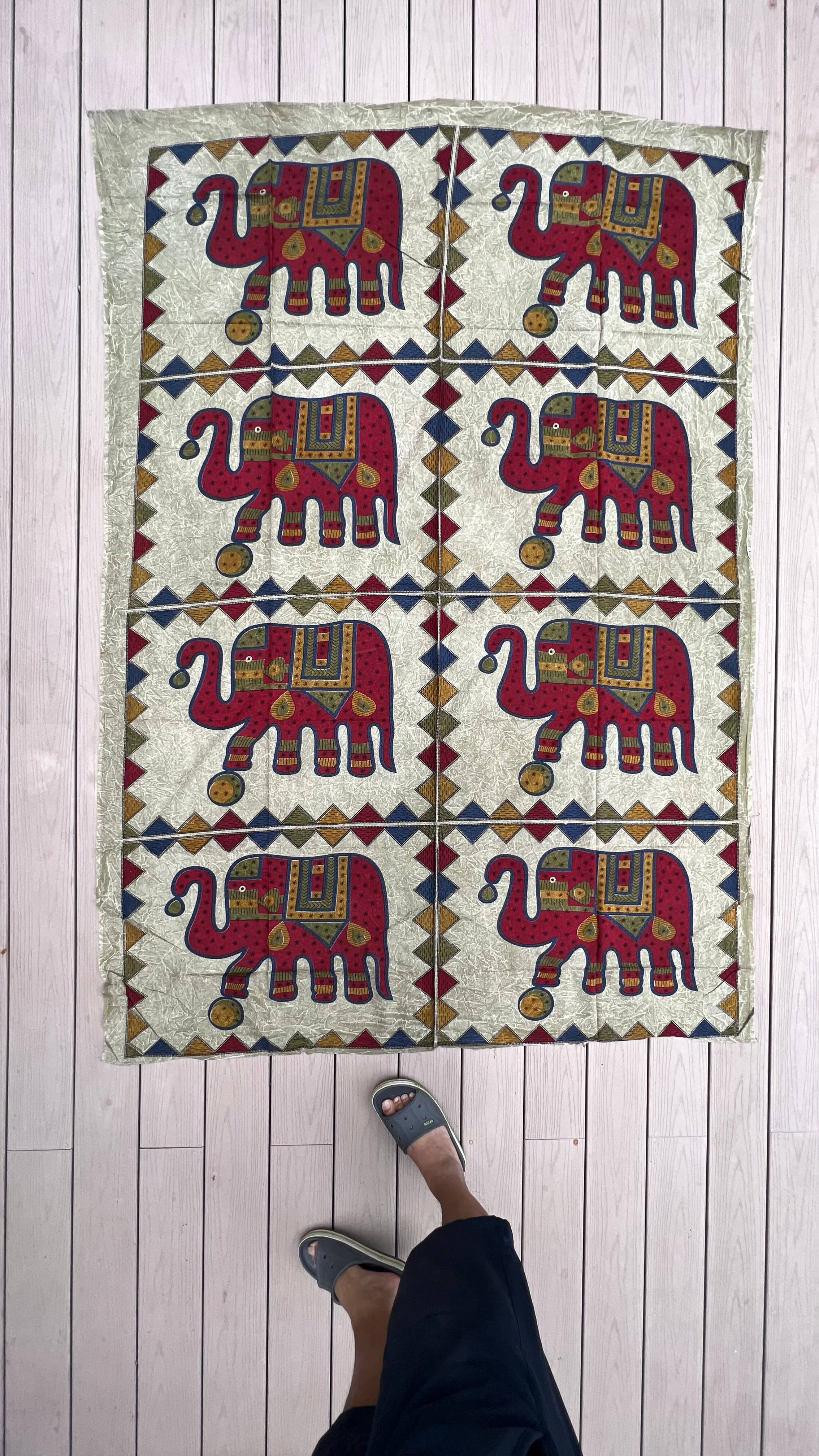 Lungta Imports - Wholesale Tapestry/Textile - Indian Elephants Tapestry Wall Decor Beach Throw10