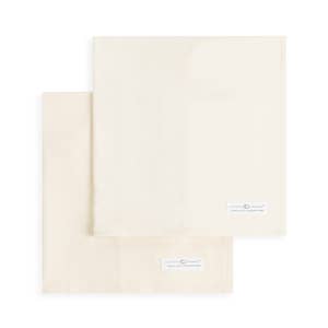 Organic Cotton Muslin Burp Cloth 2 Pack - Pencil Floral + White Sage