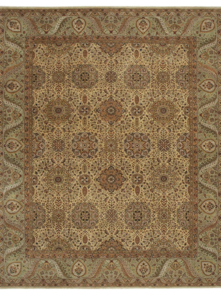 12x15 Beige Oushak Matta - 35951 för wholesale av RUG N CARPET