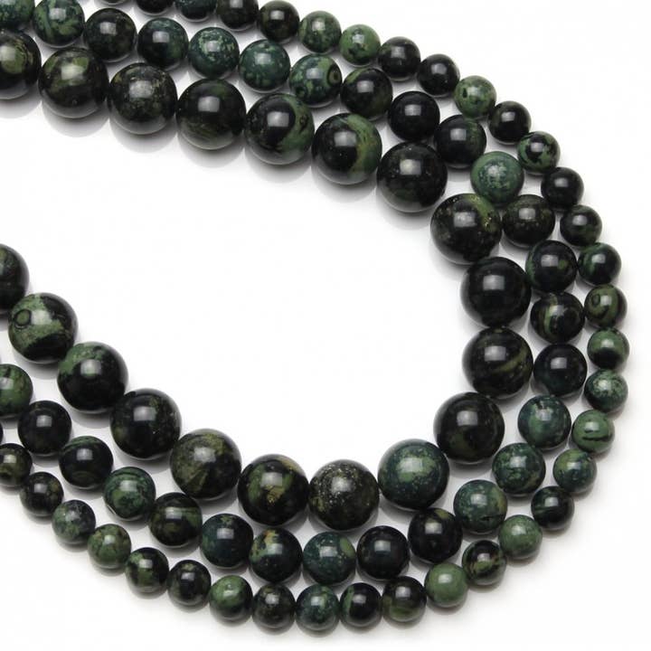 UniArt - Wholesale Craft Supplies - Kambaba jasper, round beads3