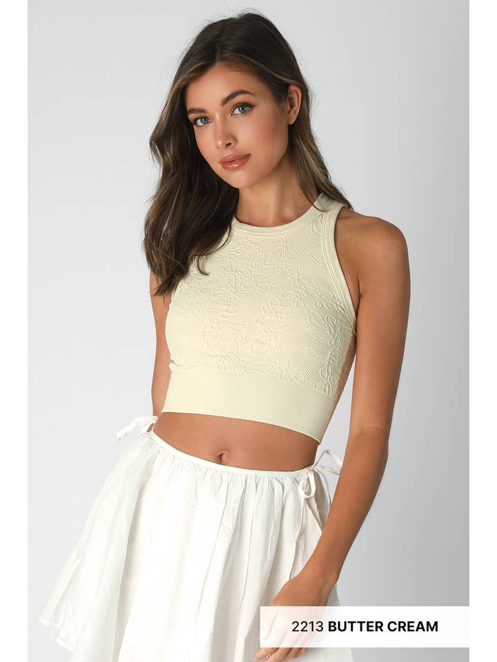 NIKIBIKI - Wholesale Knit Top - Women's - NS8330 - Lace High Neck Crop19