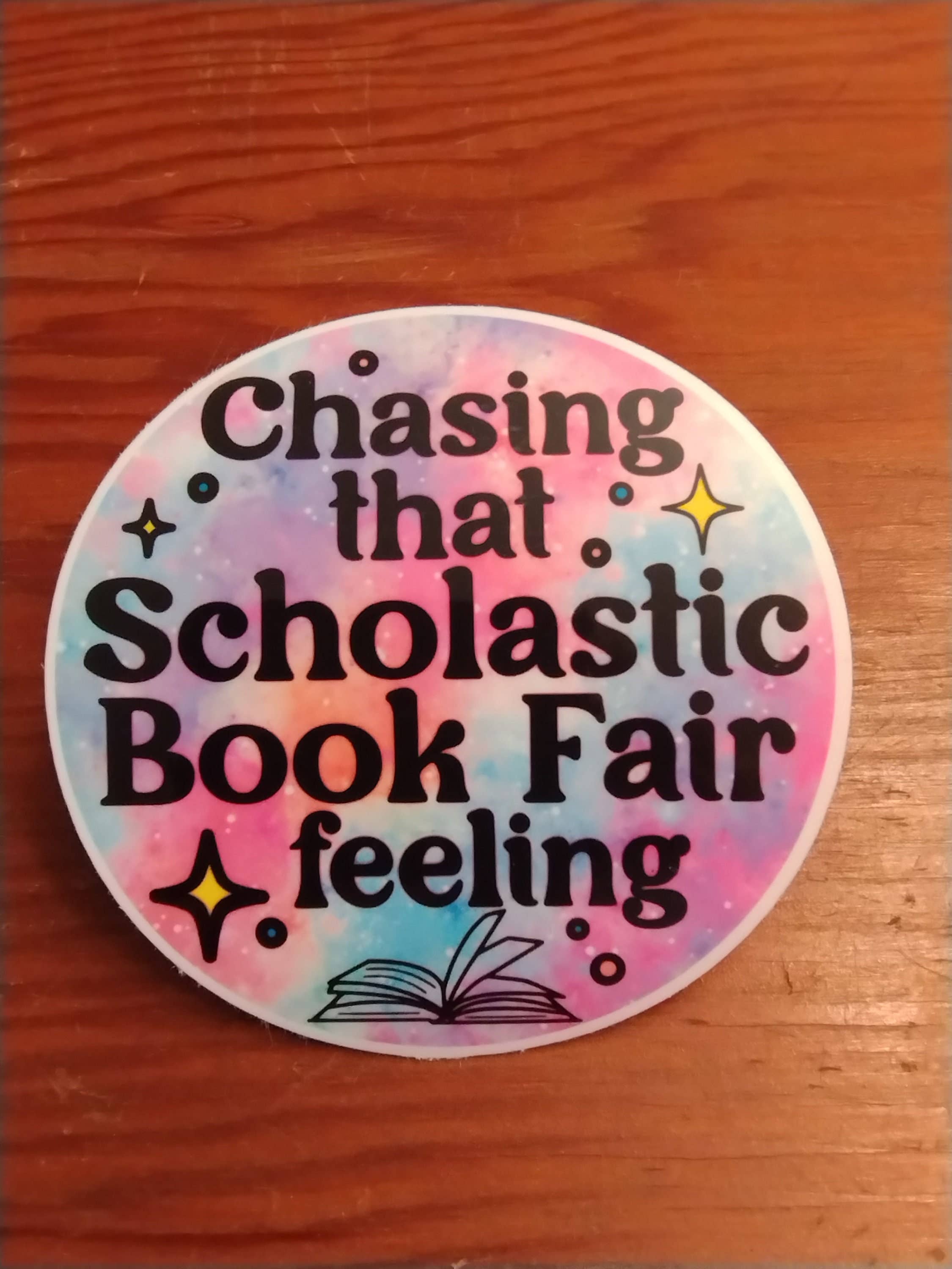The Crafty Bookworm3 - Wholesale Sticker - Scholastic Book Fair Nostalgic Glossy Vinyl Sticker2