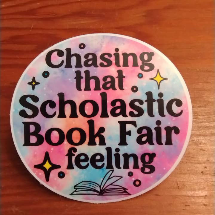 The Crafty Bookworm3 - Wholesale Sticker - Scholastic Book Fair Nostalgic Glossy Vinyl Sticker2