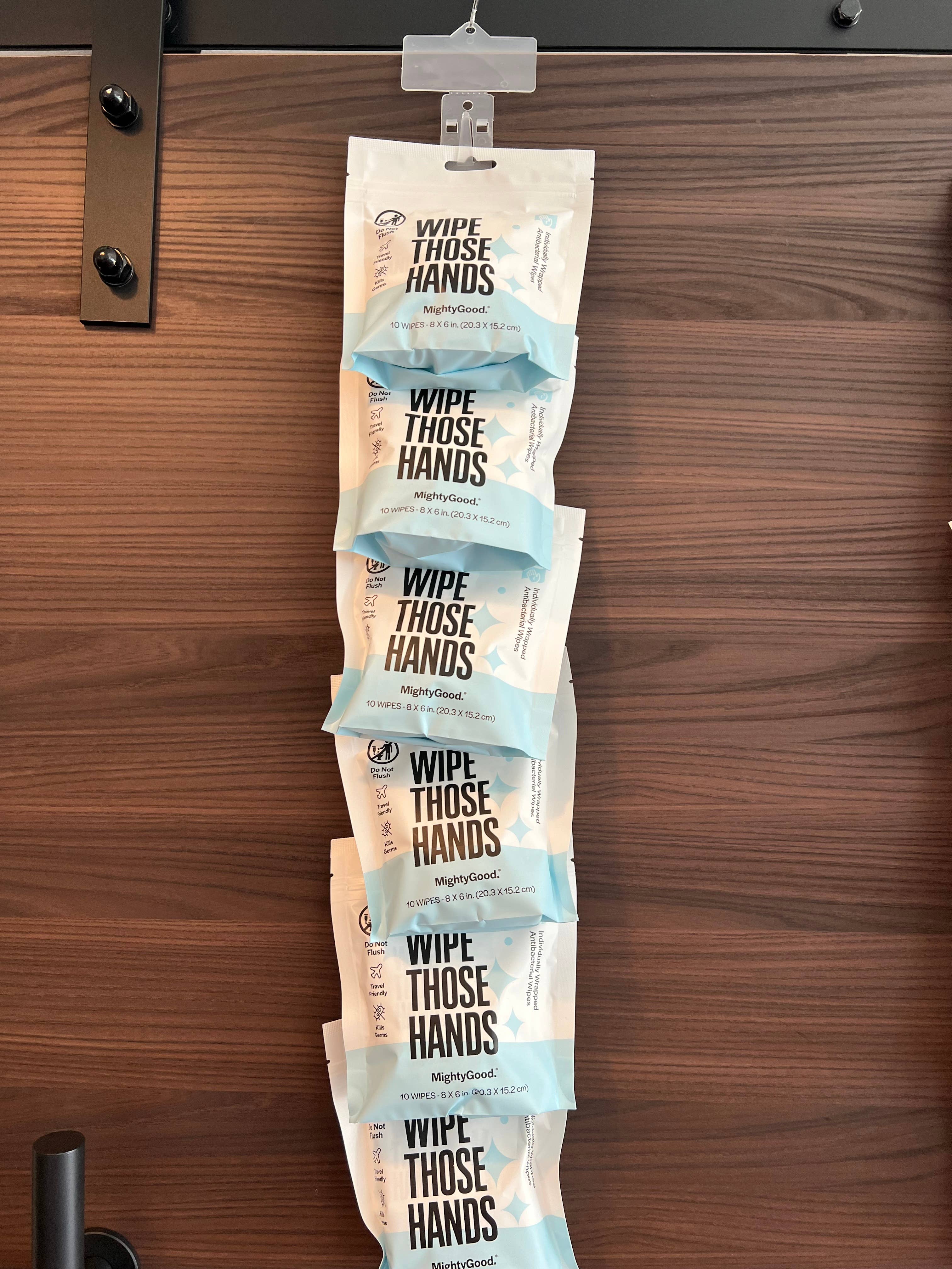 Mighty Good Solutions - Wholesale Face & Body Wipes - Wipe Those Hands 10 Count (Pack of 12) Antibacterial Wipe2