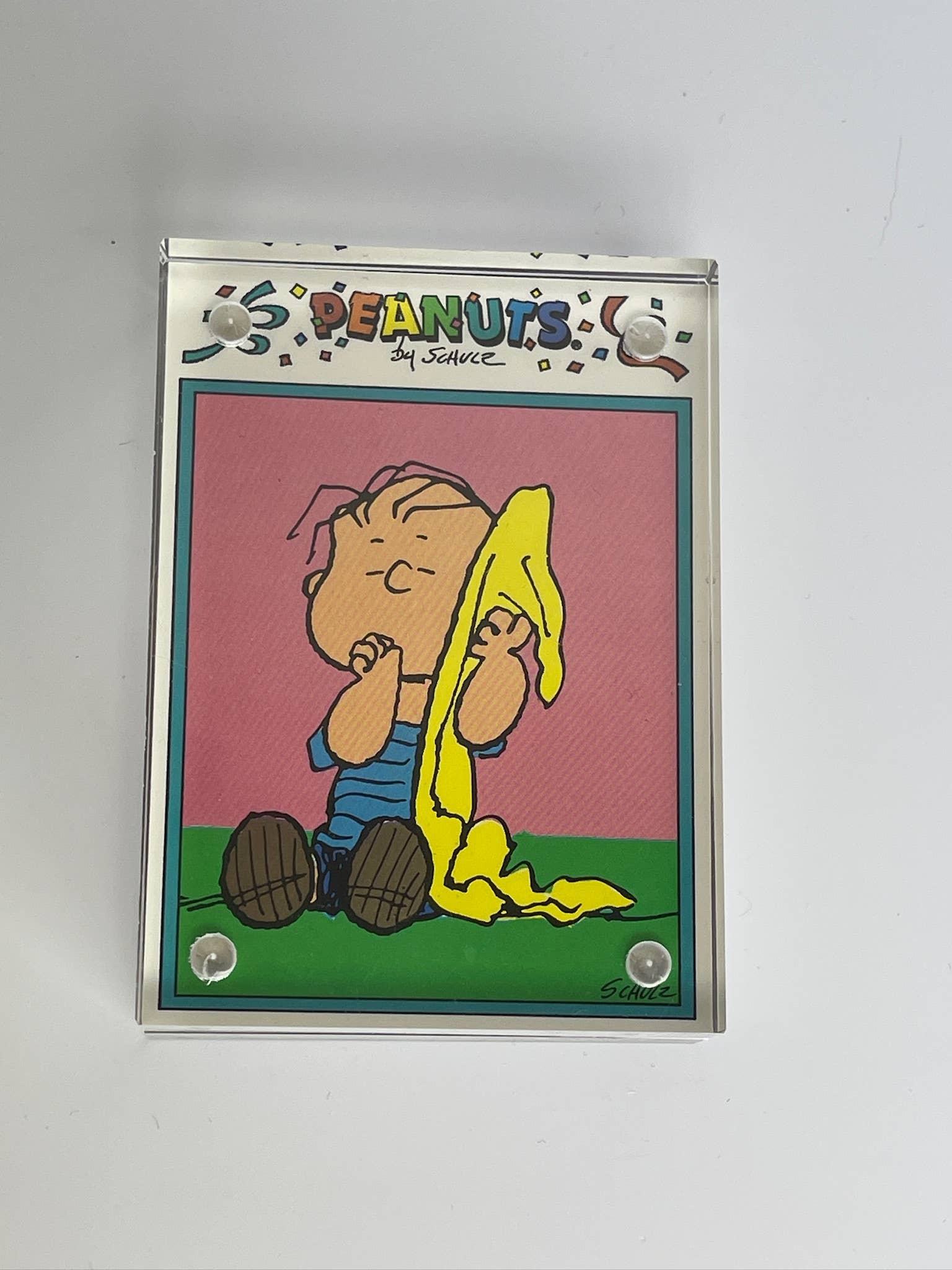 The Mustache Cat Made - Vente Affiche d'art - Cartes à échanger encadrées vintage Snoopy + Peanuts15