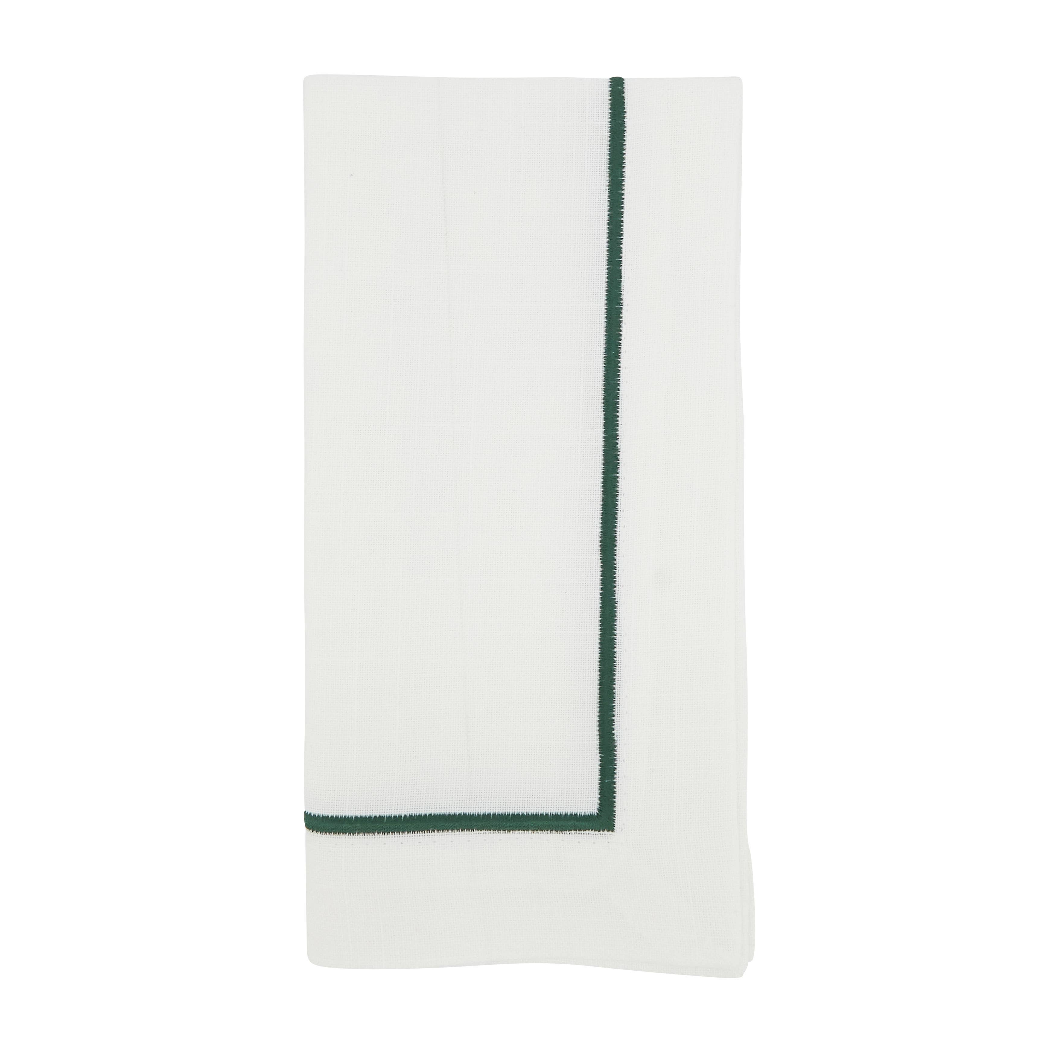 Saro Lifestyle - Wholesale Dinner & Cloth Napkin - Embroidered Line Design Napkin16