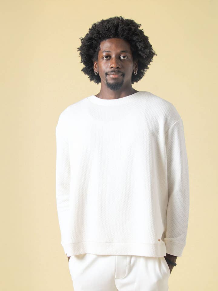 Klassisk Sweatshirt Light - Creme for engroshandel hos Zynska