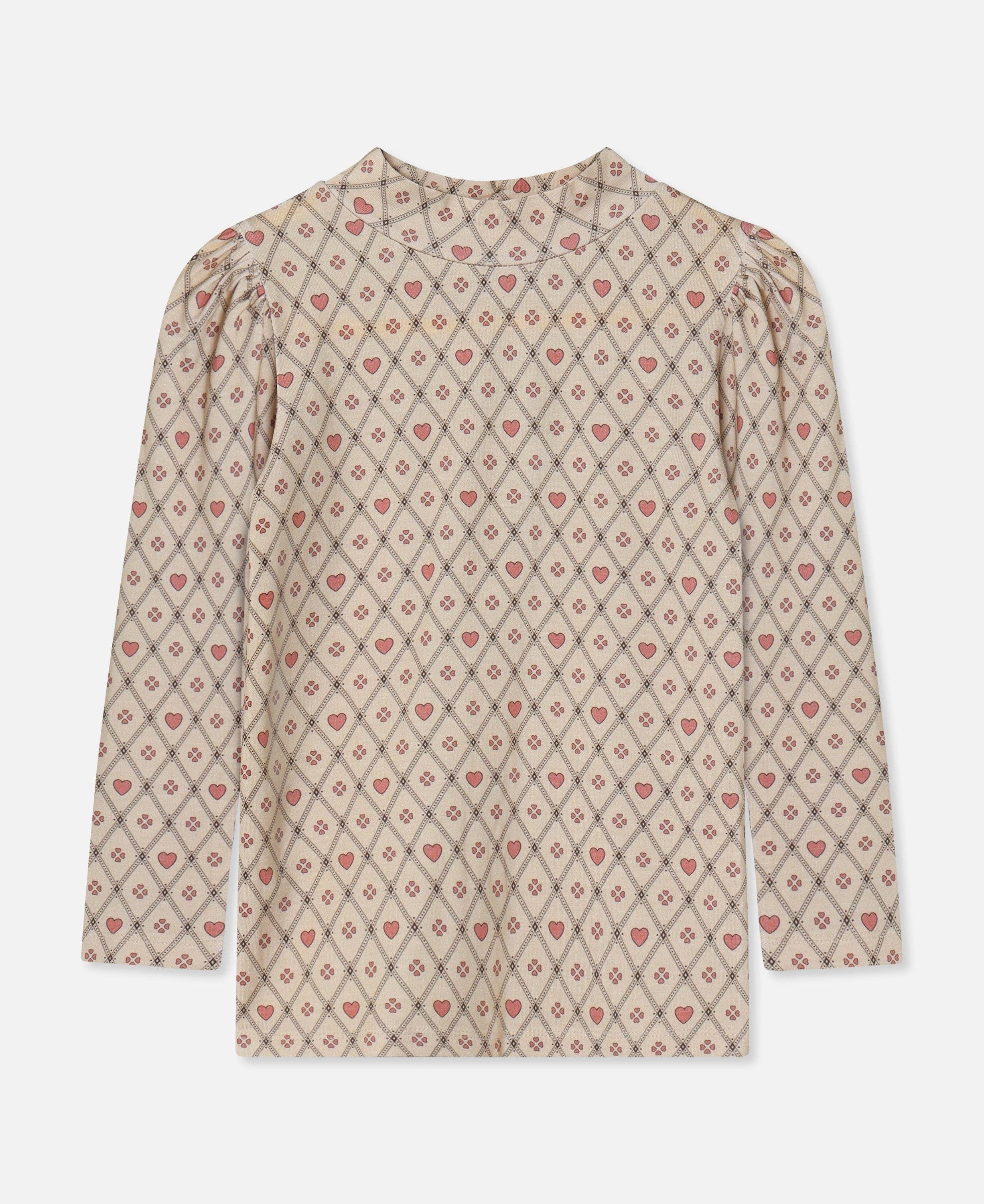 Fliink - Wholesale T-Shirt - Kids - KELLY HEART LS PUFF BLOUSE0