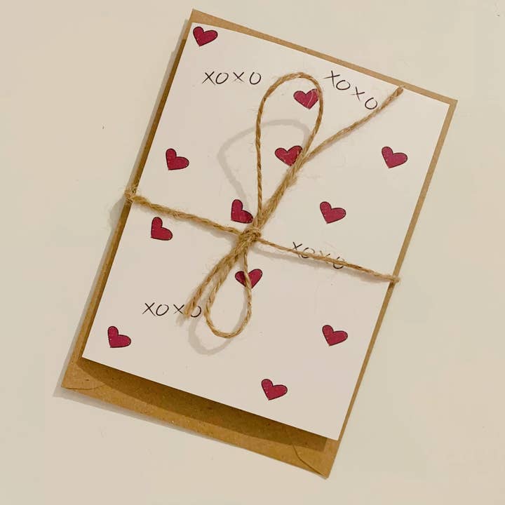 XOXO Romantic Card for wholesale by Harmony Heaven Gifts