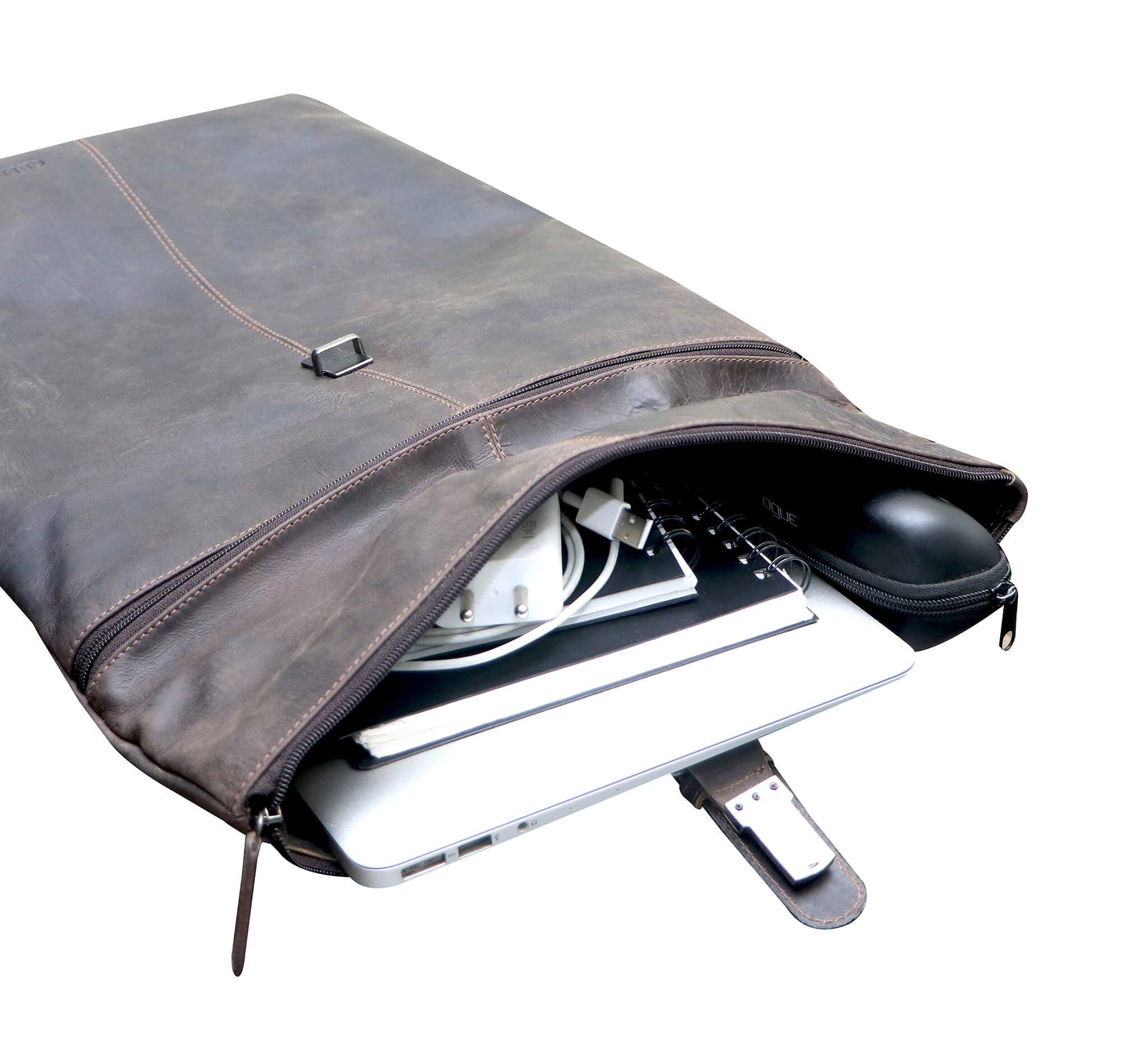 Greenwood - Wholesale Backpack - Women's - Sandy Small Rucksack with Rolltop Leather Rucksack Modern Women19