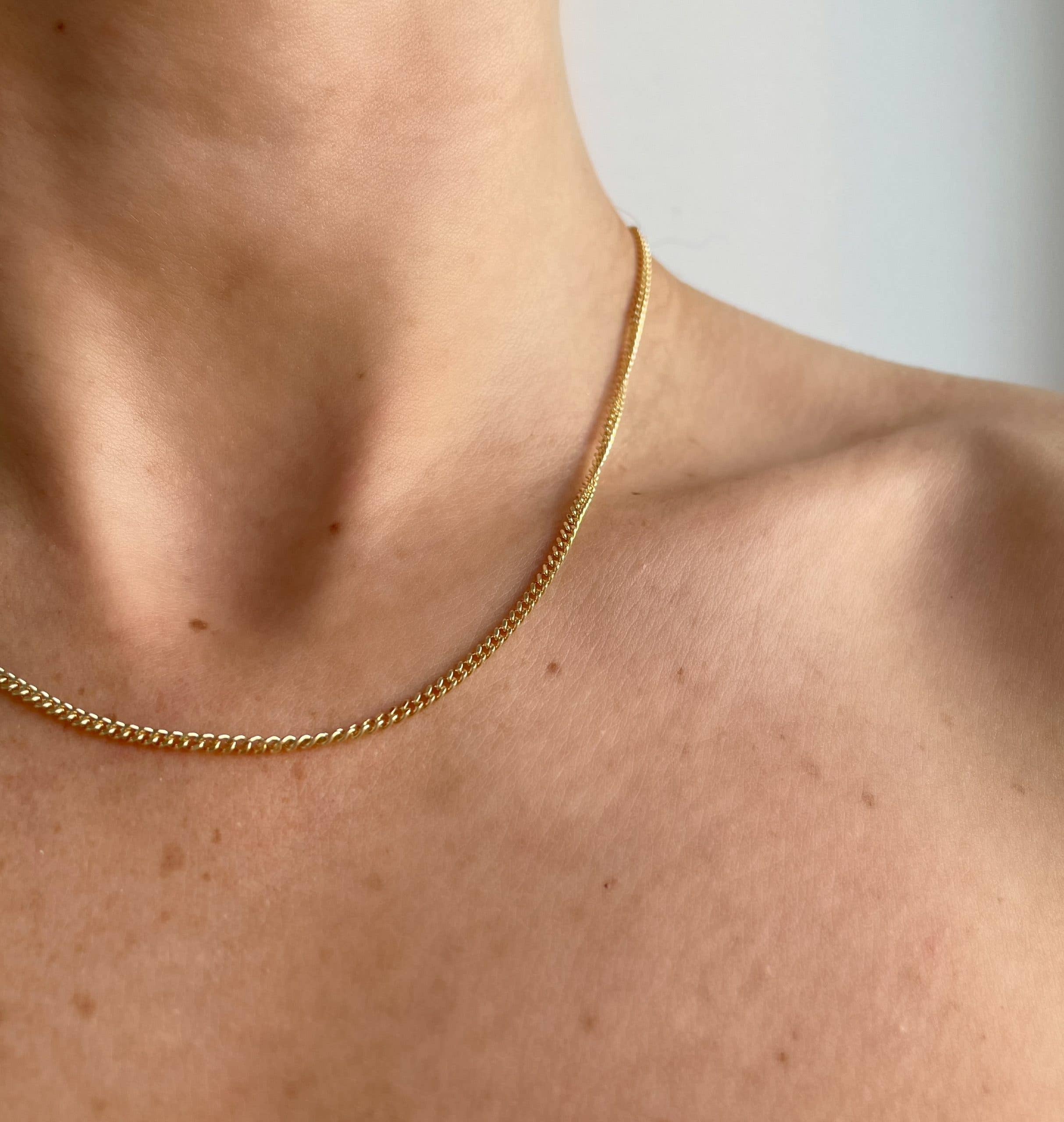 Noon Milan – wholesale Link & chain necklace – TINY CHAIN2