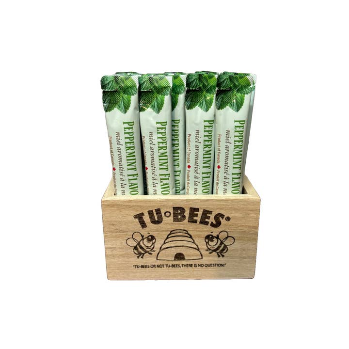 Tu-Bees Honey & Beeswax Candles - Wholesale Honey - Honey Squeeze Pack Herbal Honey Starter Display 3