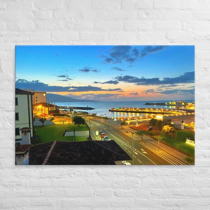Impressions sur toile Harbour Sunset pour la vente par Monmouth Paragon