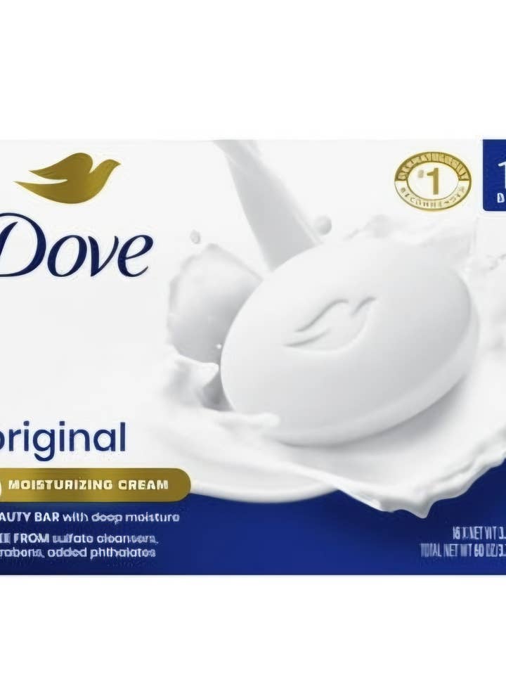 Dove Original White Beauty Bar Soap 3.75oz 16-Count for wholesale by Majesitc Health