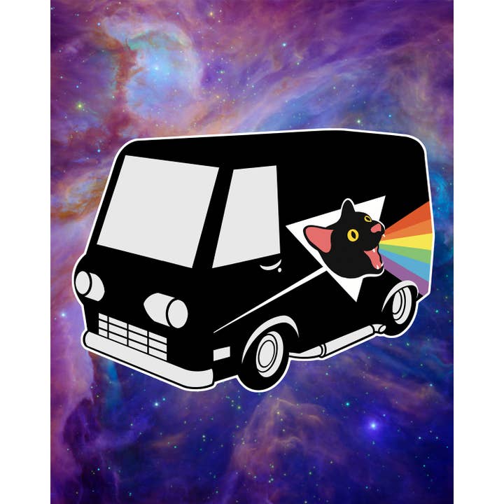 8x10 Druck: Boogiecat Van für den Großhandel von Cat Champion