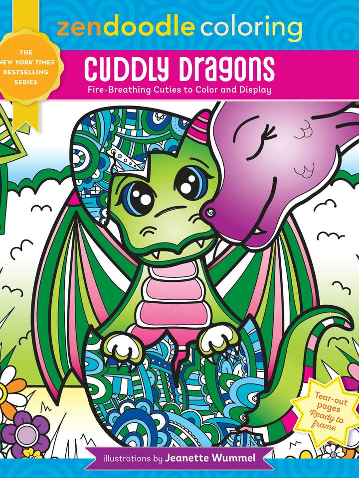 Zendoodle Coloring: Dragons To Color And Display for wholesale by Macmillan Publishers