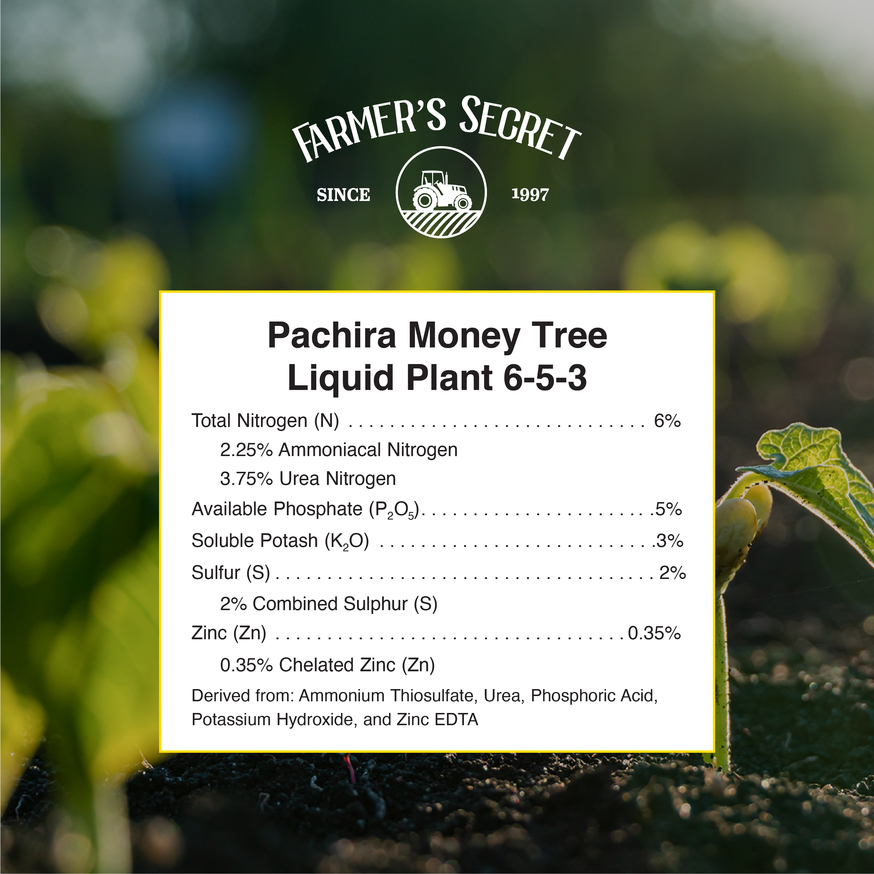 Farmer's Secret - Wholesale Kunstmest - Money Tree plantenvoeding 8oz7