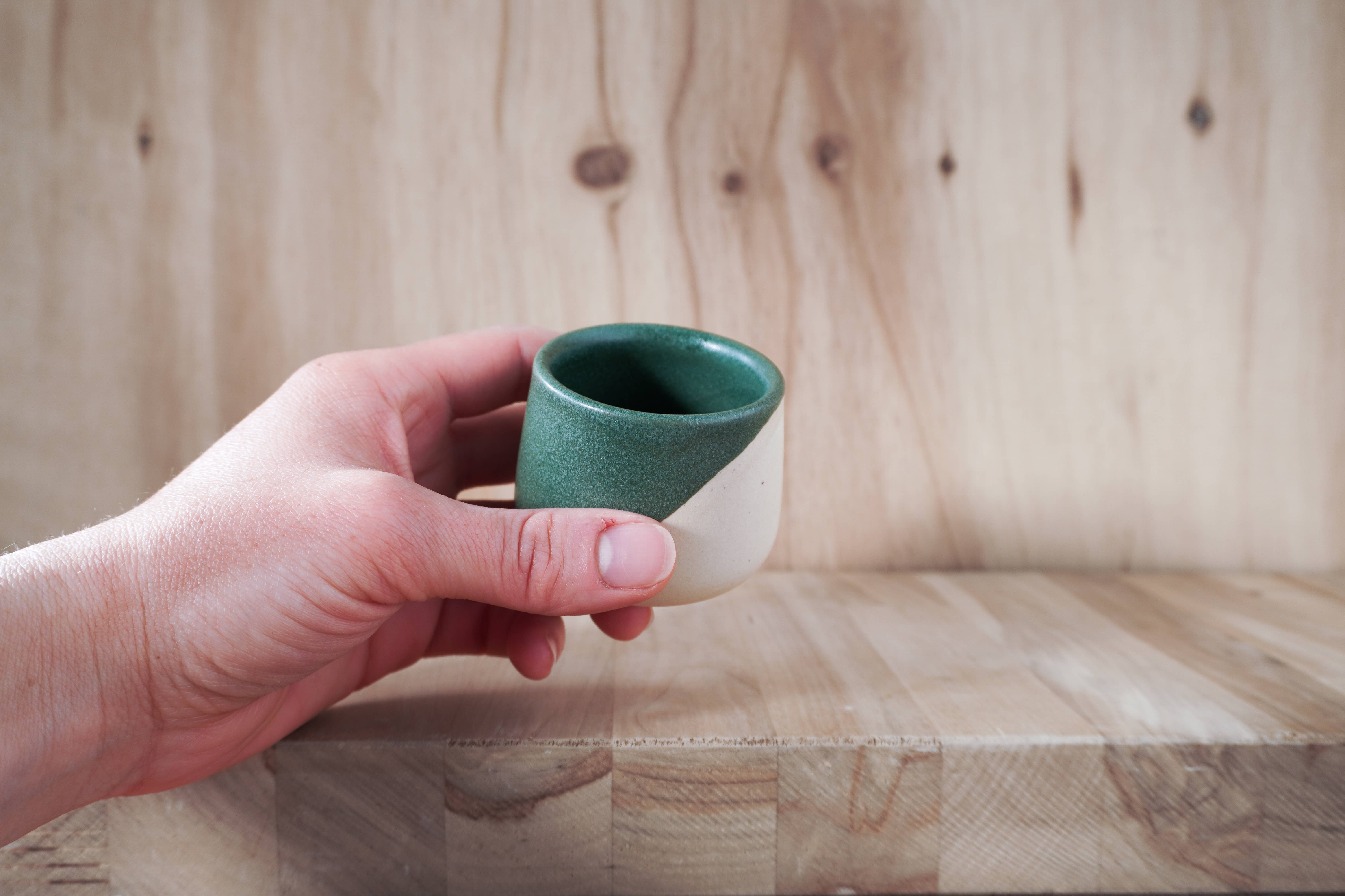 Shelby Page Ceramics - Wholesale Coffee/Tea Cup - Espresso Cup - Core Glazes3