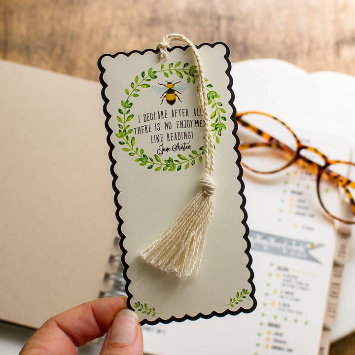 Jane Austen Bookmark for wholesale by Sunshine and Ravioli