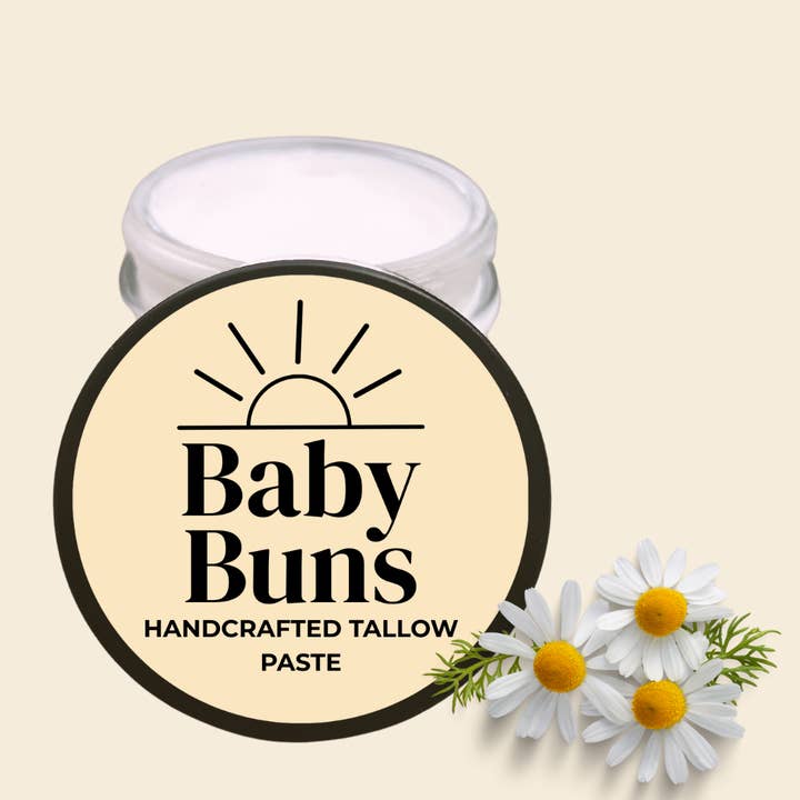 Glow and Behold Tallow Lotions and Balms - Wholesale Nappy cream - Baby Buns Diaper Paste-100% Organic, Grass-Fed Tallow Paste4