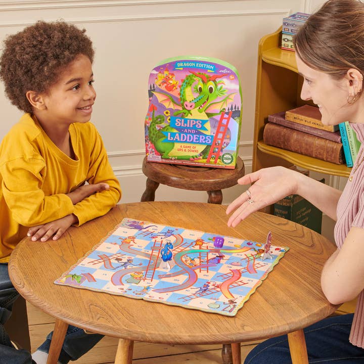 eeBoo - Wholesale Board Game - Slips & Ladders Dragon Shaped Game1