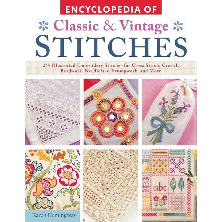 Fox Chapel Publishing - Wholesale Crafts, Hobbies & DIY - Encyclopedia of Classic & Vintage Stitches - 245 Stitches