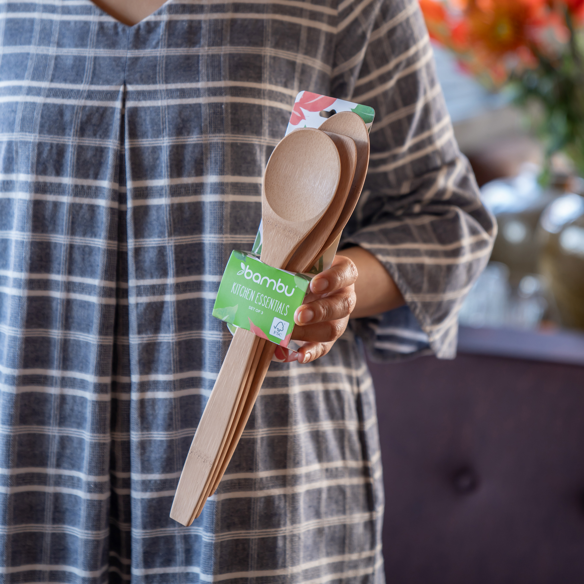 bambu® - Wholesale Kitchen Utensil Set - Bamboo Kitchen Basics Cooking Utensil Set of 32