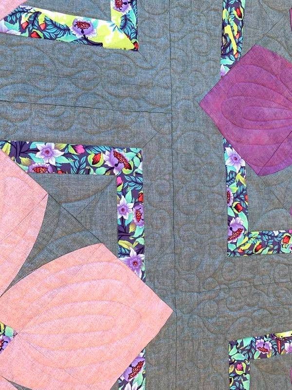 Rachel Rossi Design - Wholesale Craft Sewing Kit - Trellis Twist | Curved Quilt Pattern | Modern Vintage3