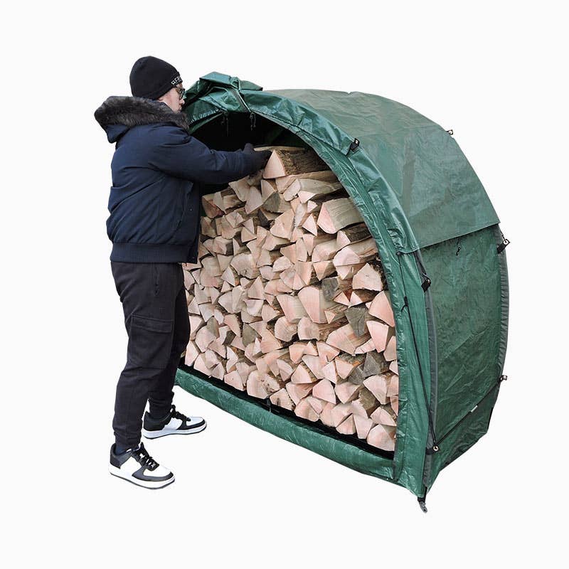 Rob McAlister Ltd – wholesale Outdoor ornament/decor – Log Cave™ Log Store – Log & Firewood Storage Tent2